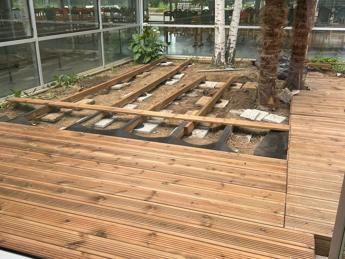 Structure d’une terrasse bois